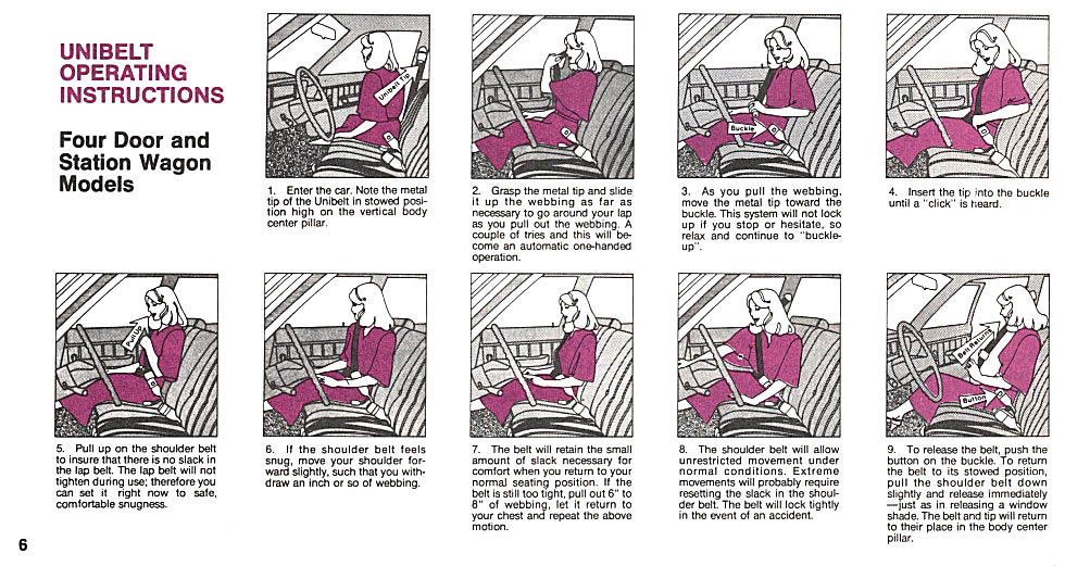 1977 Chrysler Owners Manual Page 47